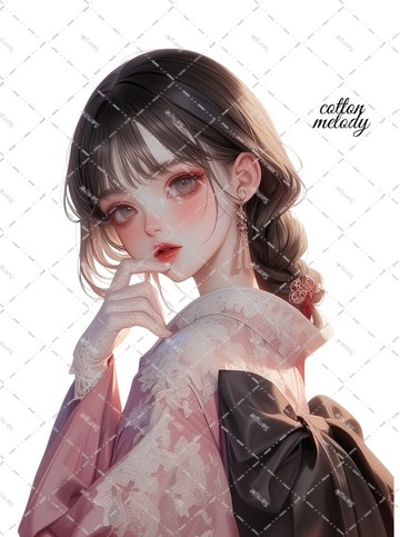 原廠貼紙 no.2391 人物貼紙 原創貼紙 原創人物貼紙 裝飾貼紙 棉旋律