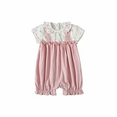 Junneng ベビー 夏 ロンパース カバーオール 半袖 コットン 新生児 肌着 フォーマル背開き 女の子 可愛い 通販 Lineポイント最大get Lineショッピング