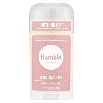 Humble Brands, 無鋁淨味劑，摩洛哥玫瑰香，2.5 盎司（70 克）