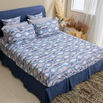 戀家小舖 靜音城市 雙人被套 60支天絲 台灣製