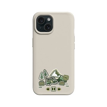 iPhone 15 SolidX 貝殼灰 - Nature Explorers 自然探索指南 - 露營車出動
