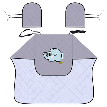 電動車擋風被夏季分體式防曬小型電瓶摩托擋風罩防風遮陽夏天薄款