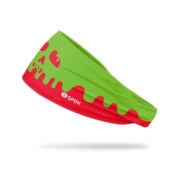 SPOX 涼感運動潮流頭巾 全新無痕ADV款 << POISON FRUIT 毒果實 毒紅蘋果  >> 機能 無縫線髮帶