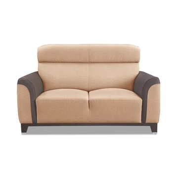 ASSARI-善太郎雙人座貓抓皮沙發米