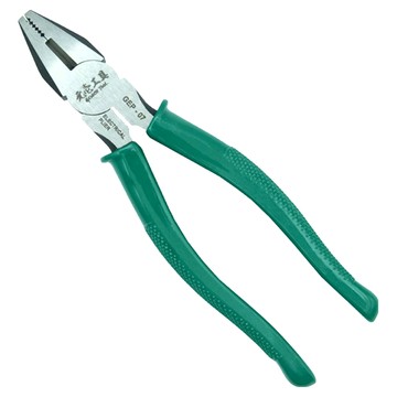 GENICHI TOOL 元壹工具 老虎鉗 台灣製造 刀口加硬處理 可剪電線鋼絲銅片小鐵片 手柄防滑舒適易握  1支