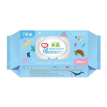 樂護 加大超厚純水柔濕巾 (80抽/包)【杏一】