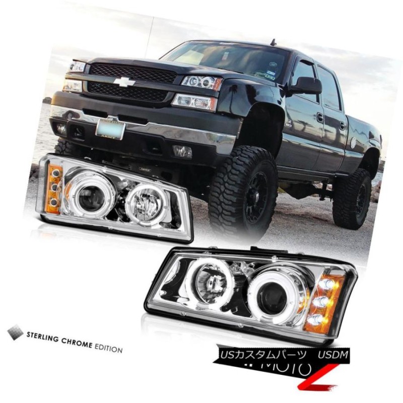 ヘッドライト 03-06 Silverado Roof Cab Light Fog Lights Smoked