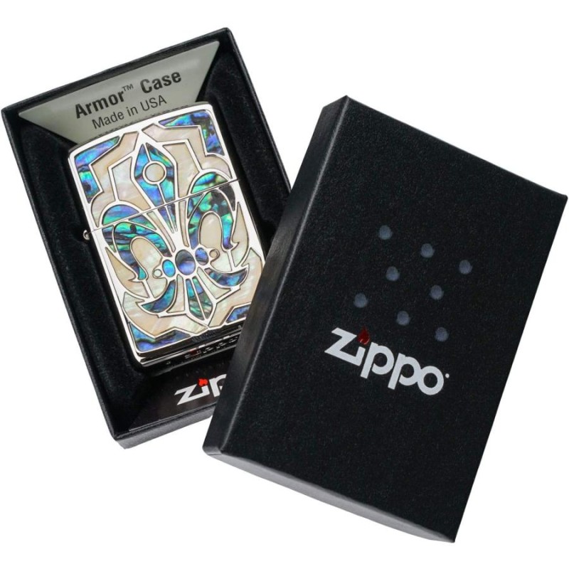 ZIPPO ジッポ オイルライター Armor Inlaid Shell Grande GRND-LLY