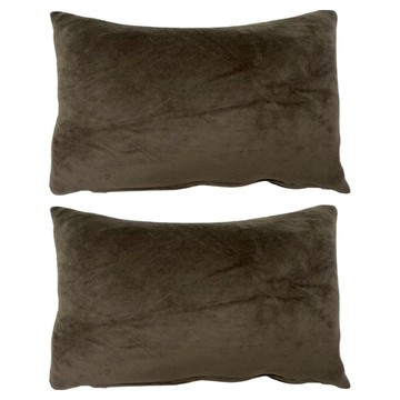 J&N laira 輕柔腰枕/午安枕  2個  40 x 28cm  深咖啡色