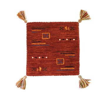 tribal symbol mats_red 彩色復古系列印度手工小毯