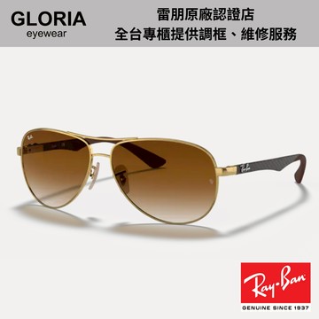 Ray Ban｜RB8313-001/5161 碳纖維輕量飛行員太陽眼鏡【葛洛麗雅眼鏡】