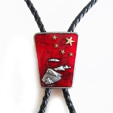 【米蘭精品】Bolo tie波洛領帶-五角星島嶼美式領帶男配件3色74gx23