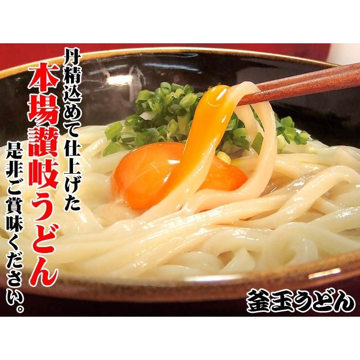 送料無料 金福 純生 讃岐 うどん 20人前 醤油・つゆ付セット