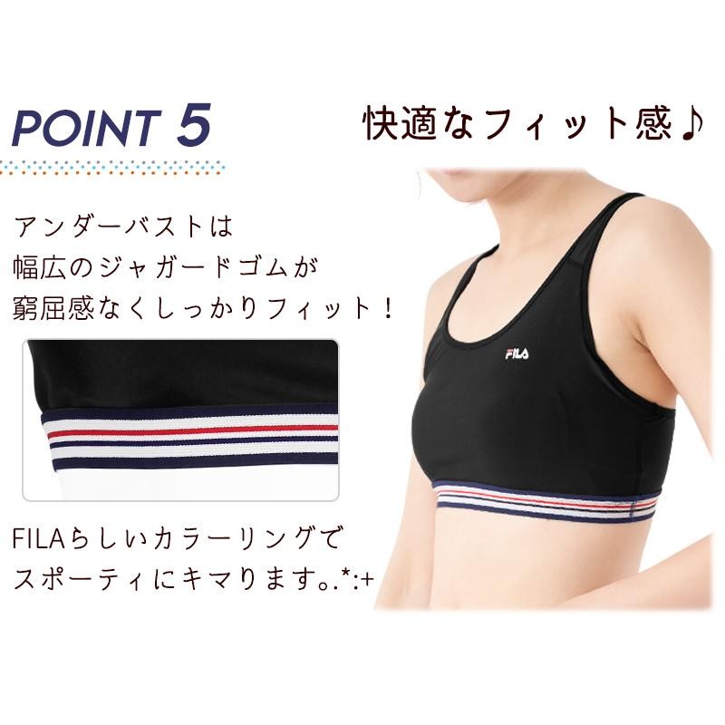 FILA フィラ レディース スポブラ スポーツブラ 大きいサイズ 水陸両用 ヨガ ジム 水着 フィットネス インナー S M L LL 3L 4L  5L 吸水速乾 トップス 316-236 | LINEショッピング