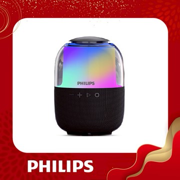 新年快樂🧨⚡快速出貨⚡Philips HOME系列 TAS2108BK 炫彩RGB強力低音無線藍牙5.3喇叭｜聲聲不息 串連生活