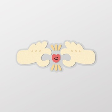 就是愛你/HAppiNess/車貼、貼紙、軟磁 SunBrother孫氏兄弟