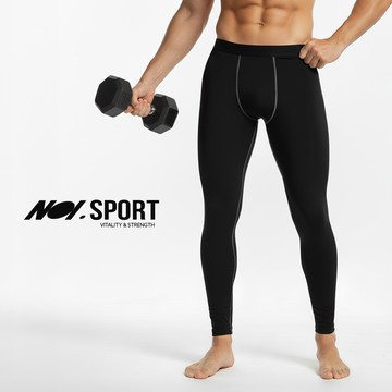 【NO.1 SPORT】彈力透氣速乾 壓力運動緊身褲/長褲 (男款)