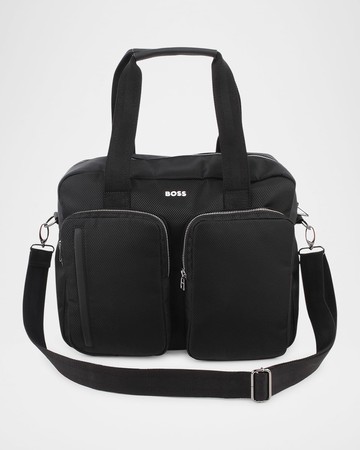 Changing Bag W/ Silicone Logo-Print