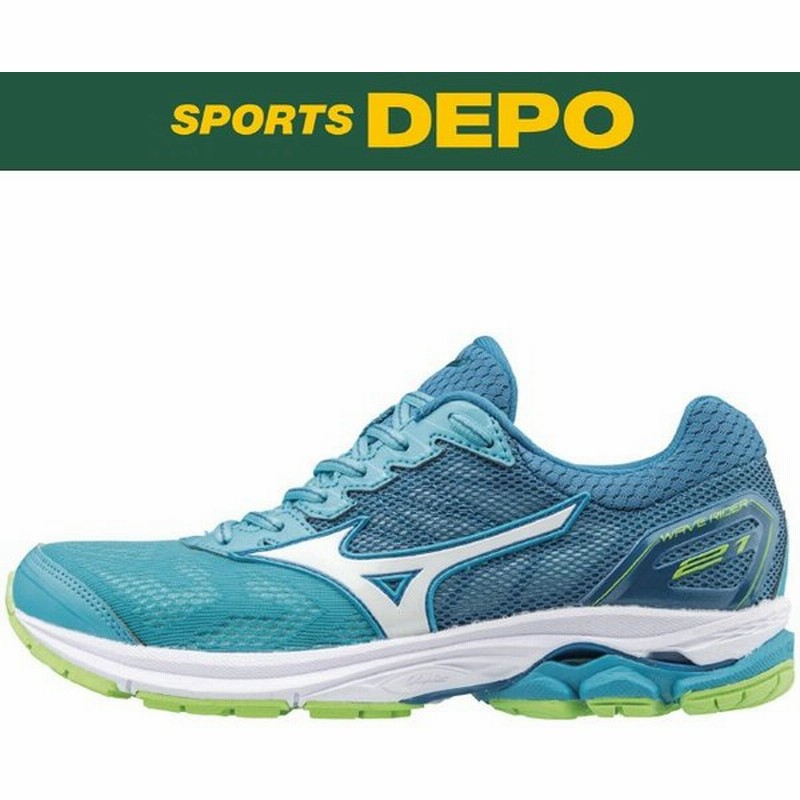 ミズノ Waverider21 Wide J1gd ブルー ホワイト レディース ランニングシューズ スニーカー 通販 Lineポイント最大0 5 Get Lineショッピング