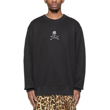 原創ins2024骷髏頭潮牌印花休閑寬松健康棉衛衣 日系復古男女同款