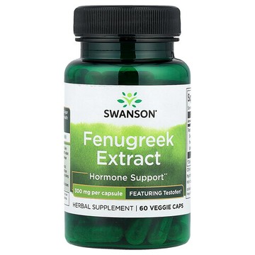 Swanson Vitamins, 胡蘆巴提取物，300 毫克，60 粒素食膠囊
