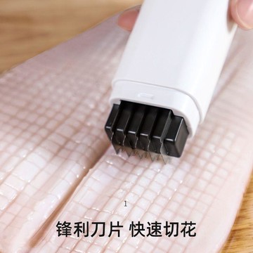 臺灣熱賣🔥🔥魷魚切花刀多功能工具雞胗拉花器鮑魚章魚改刀打花神器豬腰切花刀