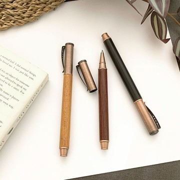 植森 原木系鋼珠筆