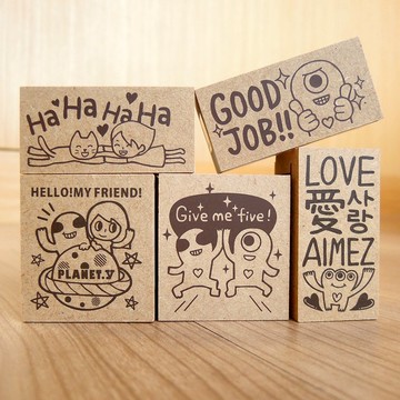 y星球_木質中印章_任選3個290