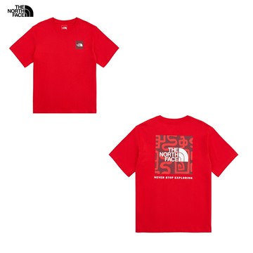 The North Face 男/女 蛇紋印花短袖T恤-NF0A8CFU682
