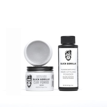 英國 Slick Gorilla 猩猩塑型粉 \ 凝土髮油 ( 兩件組 )