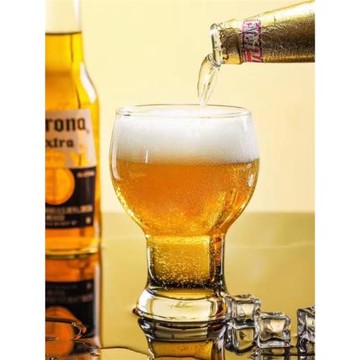 水晶玻璃杯酒杯喝啤酒杯子灑懷輕奢高檔家用高級感精致高端好看的