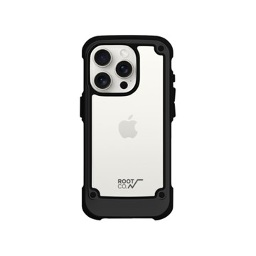 日本 ROOT CO. iPhone 15 Pro Max 透明背板防摔手機殼