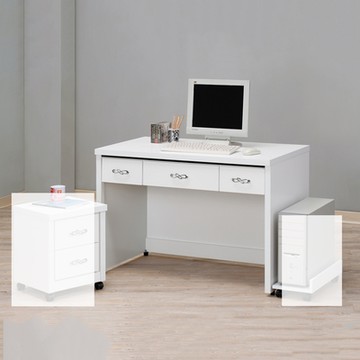MUNA家居  541型3.8尺書桌/不含活動櫃和主機架  115.3X60.6X79.1cm