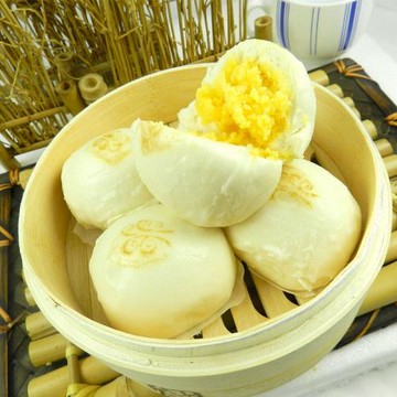 阿忠師-港點熱銷鬆軟奶皇包5盒組-10顆/盒