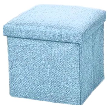 小麥購物 儲物收納凳 正方形 C165 1178g  1個  天藍色