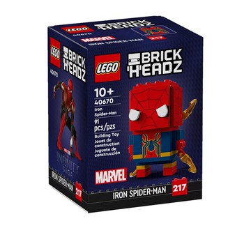 LEGO 樂高 BrickHeadz系列 40670 鋼鐵蜘蛛人型大頭 Iron Spider-Man