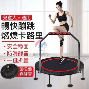小不記台灣12h【健身房專用】 蹦床 跳床 彈跳床 蹦蹦床 跳跳床 帶扶手跳跳床 健身燃脂 運動 兒童跳跳床 成人蹦蹦床