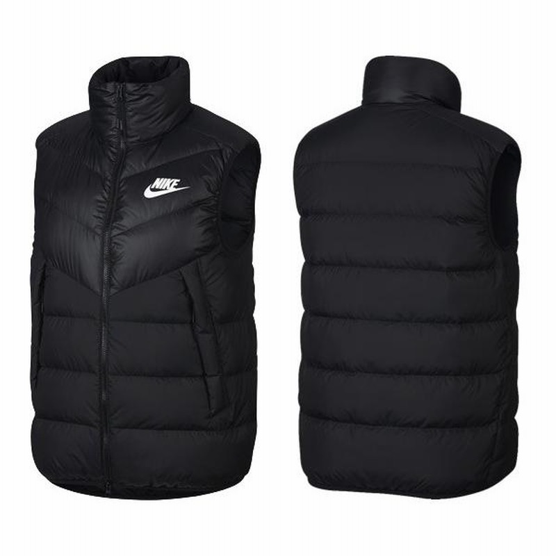 ナイキ ダウンベスト NIKE WINDRUNNER DOWN FILL VEST BLACK ウィンド