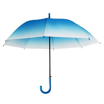 雙龍牌 花漾日系環保自動傘 116cm X 8K，POE環保素材布、玻璃纖維傘骨  藍色