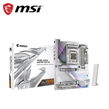 技嘉 X870E AORUS MASTER X3D ICE 主機板+AMD R7 7800X3D Tray盤【8核/16緒】