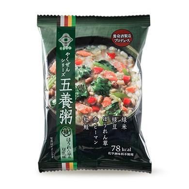 養命酒　やくぜんシリーズ　五養粥　緑　ほうれん草＆豆乳味 　送料無料(一部地域を除く) 　フリーズドライ 20.4g×60個　　送料無料(一部地域を除く)