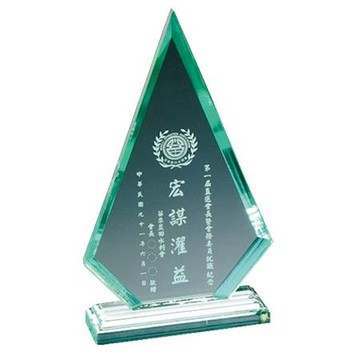 壓克力獎牌-雷雕壓克力系列JD-860(L)/L16xH25.6cm