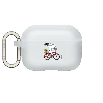 AirPods Pro 2 AirPods Case 透明 - 史努比 Snoopy - Snoopy Ride The Bike
