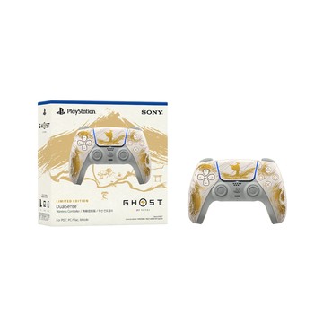 【AS電玩】 原廠 PS5 手把 羊蹄山戰鬼 黃金限量版 PS5 DualSense 無線控制器 台灣公司貨