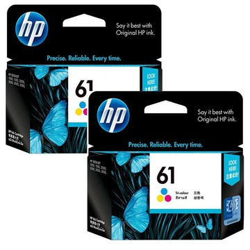 【送咖啡券 優惠2入】HP NO.61(CH562WA) 彩色原廠墨水匣1000/1050/2000/2050/2620/3000｜領券最高折$220