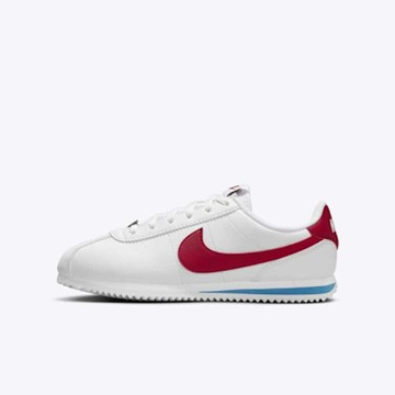 Nike Kids Cortez GS DM0950-115 大童 休閒鞋 經典 復古 阿甘鞋 舒適 百搭 白紅藍