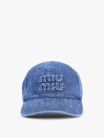 Denim hat - MIU MIU - gender_Woman