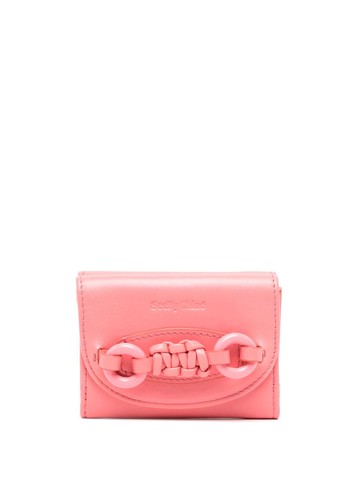 See by Chloé - Saddie tri-fold wallet - women - Leather - One Size - Pink