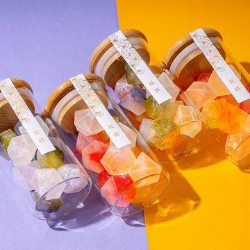 [快速出貨]【金錦町】琉璃 綜合色系琥珀糖(小罐)