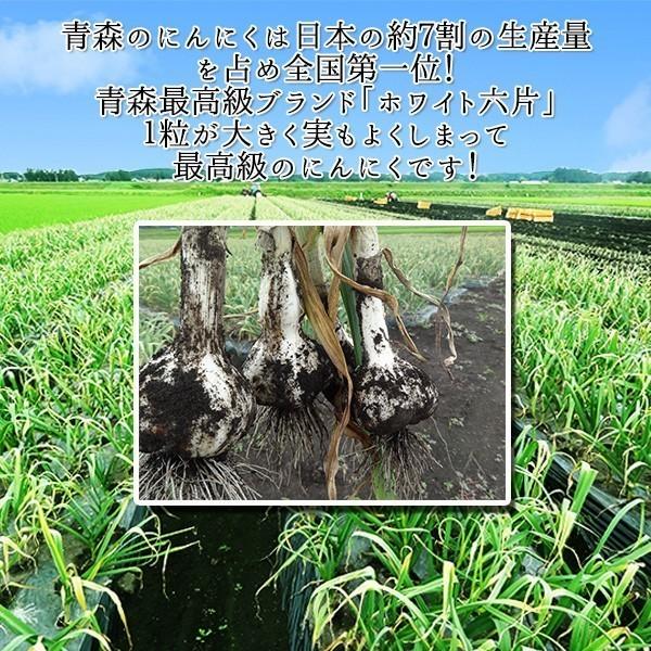 黒にんにく 青森県産   6片入 4袋 極黒 熟成 青森産 黒にんにく お試し ポイント消化 送料無 メール便